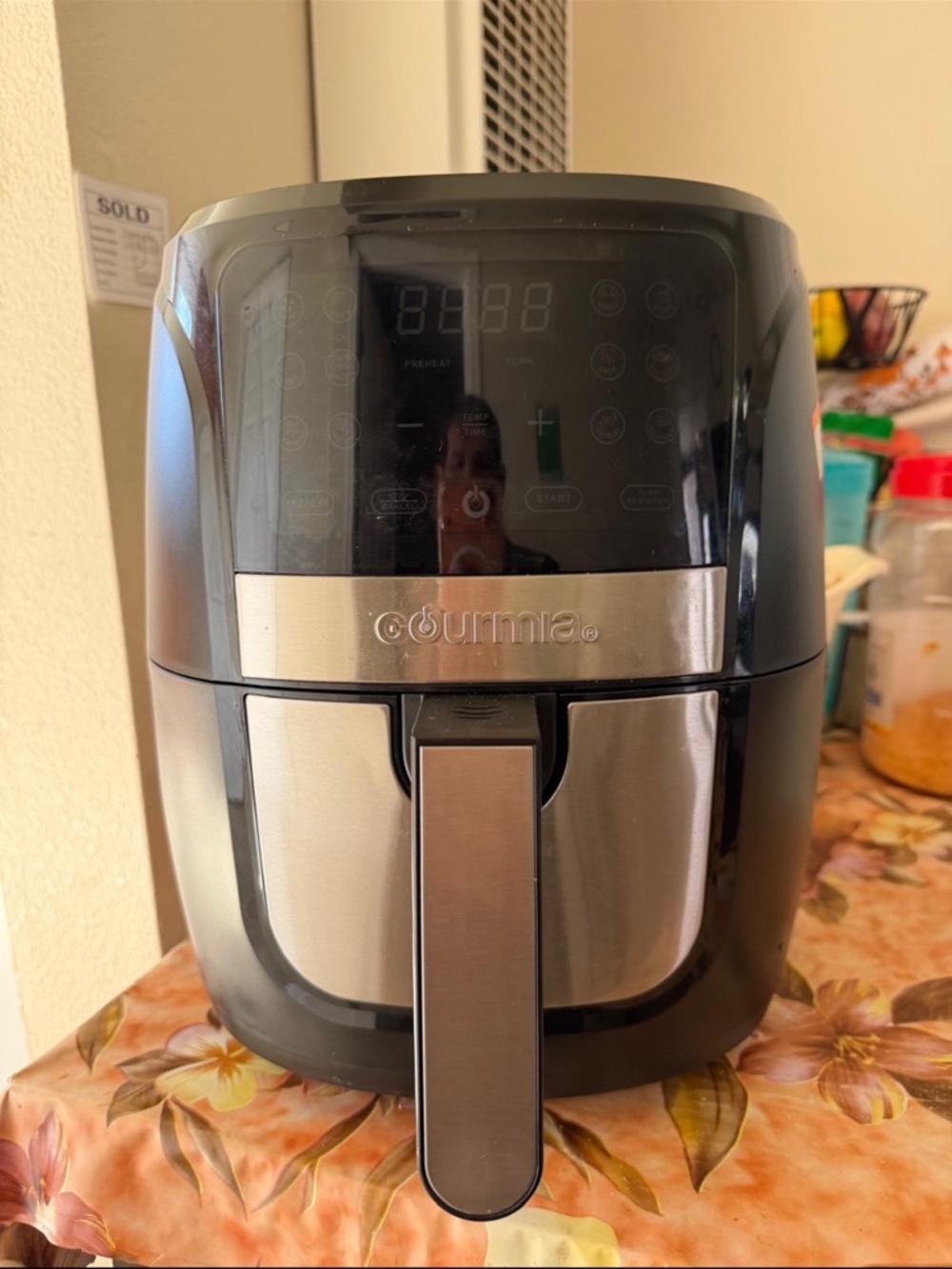 Black & Stainless Steel Air Fryer - 6 Qt